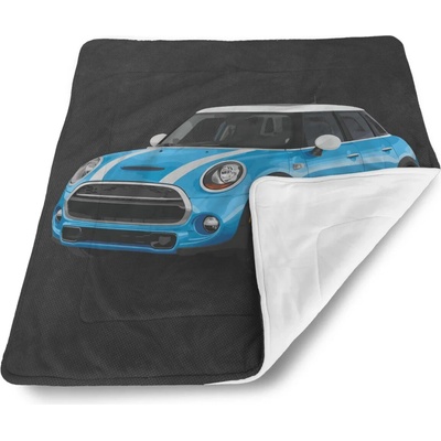 Sablio Detská deka pre bábätko Mini sedan Černé pozadí