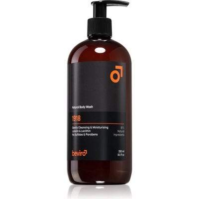 Beviro Natural Body Wash 1918 душ-гел за мъже 250ml