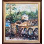  Картина с пейзаж от Рилския манастир