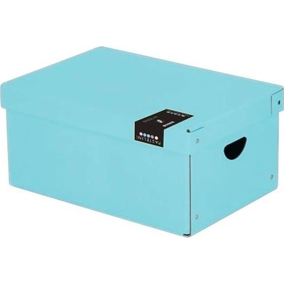 Karton P+P Krabice lamino velká Pastelini modrá 35,5 x 24 x 16 cm 7-00921