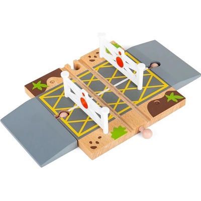 Bigjigs Rail Drevené autodráhy železniční prejazd s bránkami