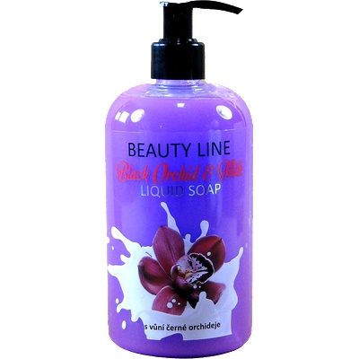 Beauty line течен сапус с аромат на черна орхидея, 500мл