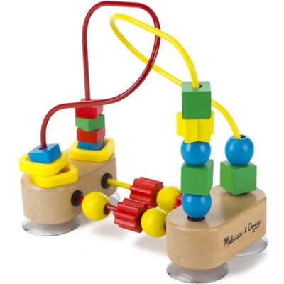 Melissa & Doug - Дървен костер с цветни мъниста