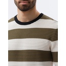 Ombre Clothing pánsky sveter Taskine E189 olivová