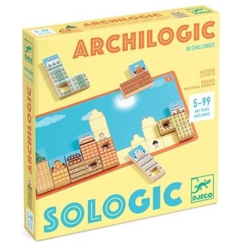 DJECO Детска логическа игра - Archilogic от серията Sologic - 50 предизвикателства - Djeco (DJ08590)