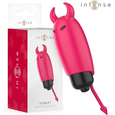 Intense scarlet vibrating bullet red demon 9.3 x 2.4 cm