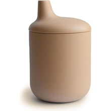 Mushie silikonový hrneček s pítkem Natural 175 ml