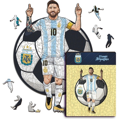 Fan-shop Dřevěné ARGENTINA Messi NEW 500 dílků