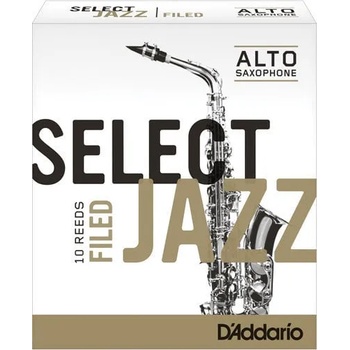 D'Addario-Woodwinds Select Jazz Filed 3H Тръстикова пластинка за алт саксофон (RSF10ASX3H)