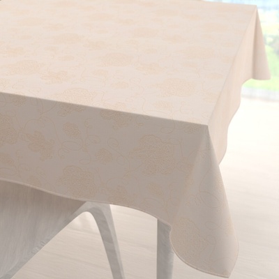 Biante Teflónový štvorcový obrus TF-099 Zlaté kvetované ornamenty na béžovom 40x40 cm