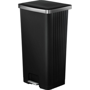 EKO-Europe EKO Кош за отпадъци с педал HANA II - черен - 90 л (EKO 638890 - Black)