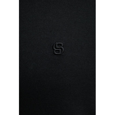 BOSS тениска с яка мъжка памучна Parris 80 (50567874)