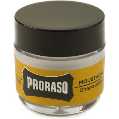 Dřevitý vosk na knír Proraso Moustache Wax — Wood & Spice (15 ml)