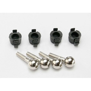 Traxxas Ябълки за завиващи главини Traxxas Pivot balls (4)/ pivot ball caps (4), TRX7033 (TRX7033)