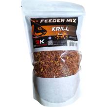 DK FISHING Feeder mix vlhčený krill 1kg