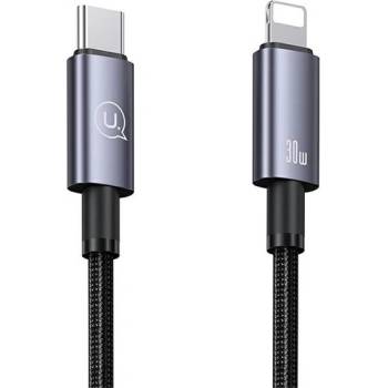USAMS iPhone 5 / iPod touch 5 / 5S USAMS U82 кабел за данни Type-C - Lightning, 25 см, ЗЕЛЕН SJ679USB01 (SJ679USB01)