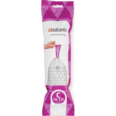 Brabantia Торбички за боклук Brabantia PerfectFit размер В 10-12 л 200 бр (137983)
