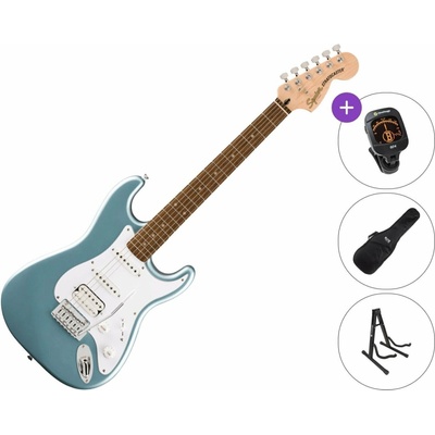 Fender Squier Affinity Series Stratocaster Junior HSS LRL Basic SET Ice Blue Metallic