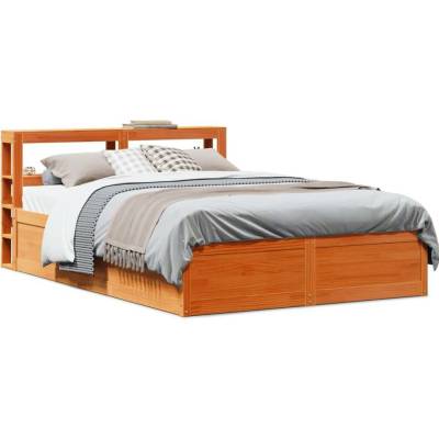 zahrada-XL 3306341 Rám postele s čelem voskově hnědý masivní borovice