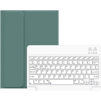 USAMS Winro Case and Bluetooth Keyboard - кожен калъф и безжична блутут клавиатура за iPad Air 5 (2022), iPad Air 4 (2020) (черен)