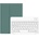 USAMS Winro Case and Bluetooth Keyboard - кожен калъф и безжична блутут клавиатура за iPad Air 5 (2022), iPad Air 4 (2020) (черен)