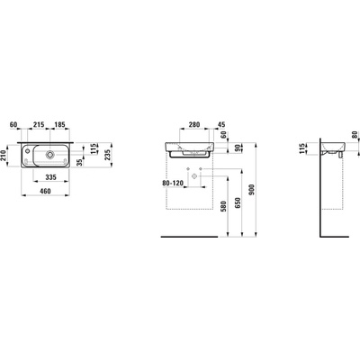 Laufen MEDA H8151140001121