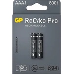GP Batteries Акумулаторна Батерия GP RECYKO PRO R03 AAA 800mAh NiMH - 2 бр. в опаковка (GP-BR-85AAAHCB-EB2)