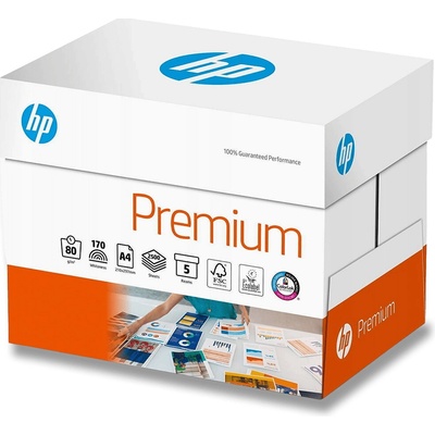HP A4, 80 g, 5 x 500 listů