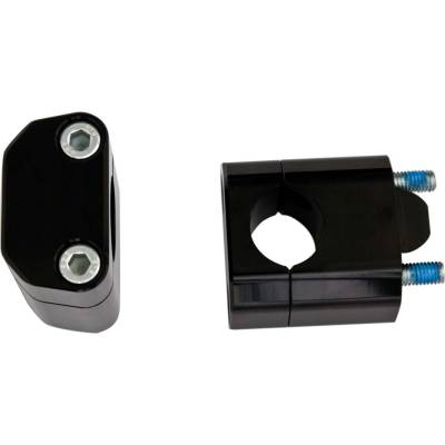 sada na zvýšenie riadidiel +35mm (priemer 22>28,6mm) vr. skrutiek, RTECH (čierna