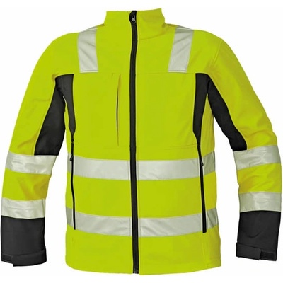 Cerva MALTON softshell. bunda HV žlutá
