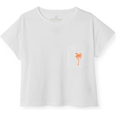 Passenger Дамска тениска Passenger Women's Stack Pocket T-Shirt - White - размер XL (916-6060-0215)