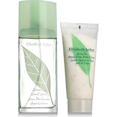 Elizabeth Arden Green Tea SET1 Подаръчен комплект EDP 100 ml + крем за тяло Honey Drops 100 ml опция White-Green Cover
