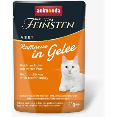 Animonda Vom Feinsten Raffin Želé s Kuřetem a Krůtou 24x85 g