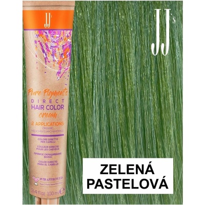 JJ Direct Barva Green Dew zelená Pastelová 100 ml
