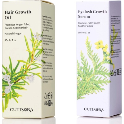 Cutisora Комплект серуми за коса и мигли - Cutisora - растеж и сгъстяване (komplekt-serumi)