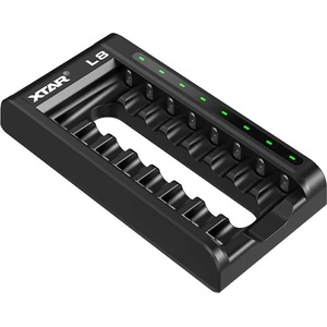 XTAR l8 зарядно устройство за батерии aa/aaa, 8 слота (l8)