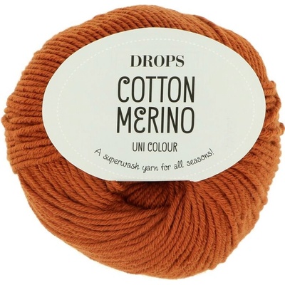 Drops Cotton Merino 25 tehlová