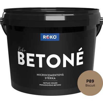 Rokospol Roko Betoné dekorativní stěrka P89 Biscuit 7 kg