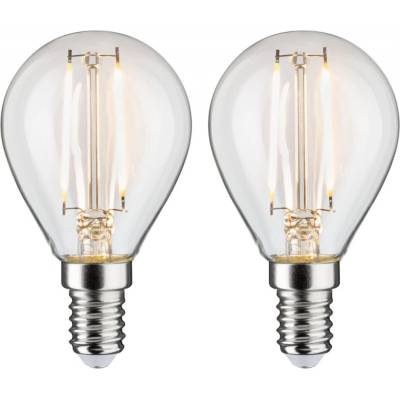 Paulmann LED kapka Filament E14 230V 2x250lm 2x2,7W 2700K čirá