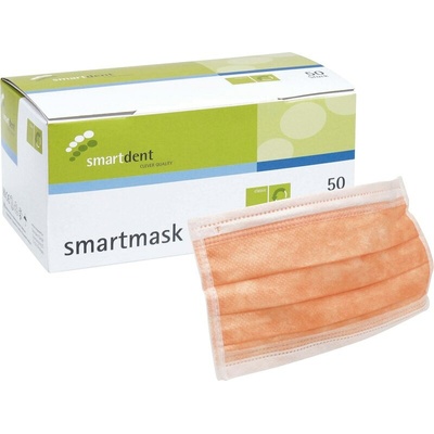 Smartdent Ústenka Smartmask oranžová 50 ks