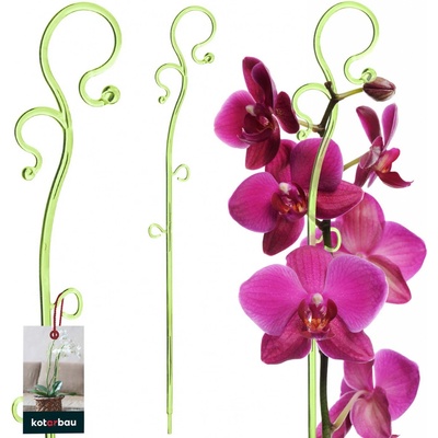 Podpora rastlín plastová zelená 39 cm
