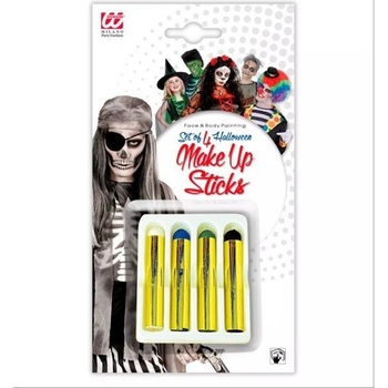 Farby na tvár na Halloween 4 ks