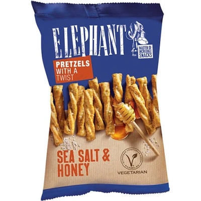 Прецел туист Elephant мед и морска сол 180гр