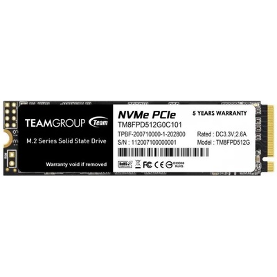 Team Group MP33 Pro 512GB M.2 PCIe (TM8FPD512G0C101)