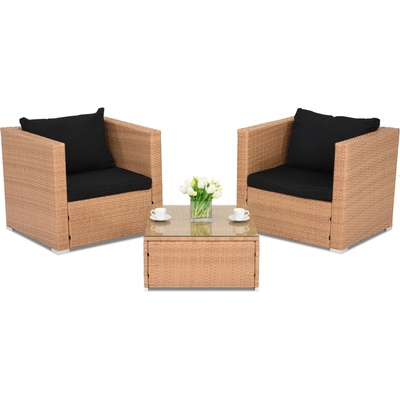 Garden Point Градински мебели от техноратан Roma Terrace на Garden Point, меден цвят (GAP418-TER)