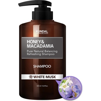 Kundal Honey&Macadamia Shampoo White Musk 500 ml