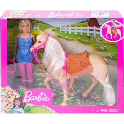 Barbie základný kôň FXH13