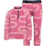Didriksons Детско ски бельо Didriksons Kid's Jadis Printed Set Ski underwear - Path Heather Pink - размер 80 (714-2017-0211)