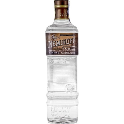 Vodka Nemiroff De Luxe Oak Barrel aged 40% 1 l (holá láhev)