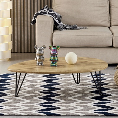 Autronic AF-3013 OAK divoký dub / černý kov – Zboží Dáma